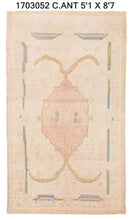 5x9 Old & Vintage Turkish Area Rug