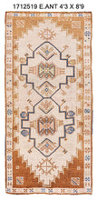 4x9 Old & Vintage Turkish Area Rug
