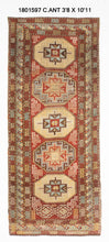 4x11 Old & Vintage Turkish Area Runner Rug