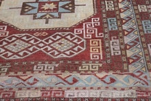 4x11 Old & Vintage Turkish Area Runner Rug