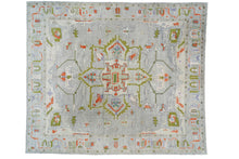 12x14 Colorful Modern Oushak Area Rug