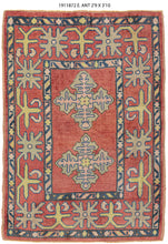 3x4 Old & Vintage Turkish Area Rug