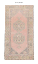 4x7 Old & Vintage Turkish Area Runner Rug