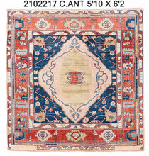 6x6 Old & Vintage Turkish Area Rug