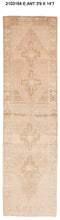 4x15 Old & Vintage Turkish Area Runner Rug