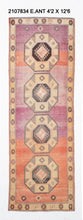 4x13 Old & Vintage Turkish Area Runner Rug