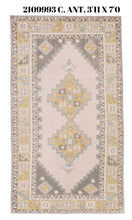 4x7 Old & Vintage Turkish Area Runner Rug