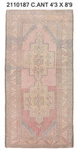 4x9 Old & Vintage Turkish Area Rug