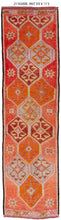 3x11 Old & Vintage Turkish Area Runner Rug