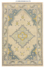 6x9 Modern Oushak Area Rug