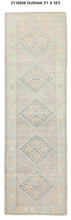 3x10 Modern Oushak Area Runner Rug