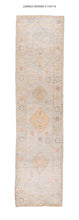 3x12 Modern Oushak Area Runner Rug