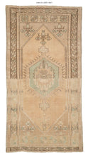 3x6 Old & Vintage Turkish Area Runner Rug