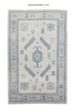 5x8 Modern Oushak Area Rug