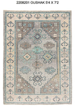 5x7 Modern Oushak Area Rug