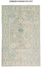 5x9 Modern Oushak Area Rug