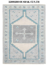 4x6 Modern Oushak Area Rug