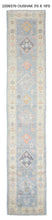 3x16 Modern Oushak Area Runner Rug