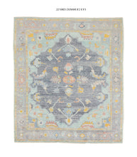 8x9 Modern Oushak Area Rug