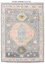 8x11 Modern Oushak Area Rug