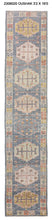 3x16 Modern Oushak Area Runner Rug