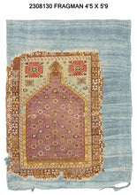 4x9 Old & Vintage Turkish Area Rug