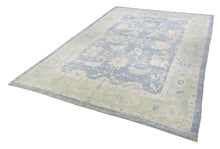 12x18 Blue Modern Oushak Area Rug