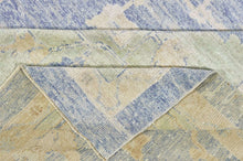 12x18 Blue Modern Oushak Area Rug