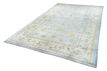 12x19 Blue Modern Oushak Area Rug