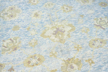 12x19 Blue Modern Oushak Area Rug