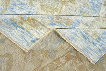 12x19 Blue Modern Oushak Area Rug