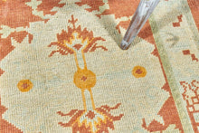 2x10 Red Modern Oushak Runner Rug