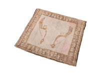 2x2 Old & Vintage Turkish Area Rug