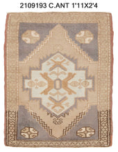 2x2 Old & Vintage Turkish Area Rug