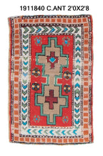 2x3 Old & Vintage Turkish Area Rug