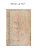 2x3 Old & Vintage Turkish Area Rug