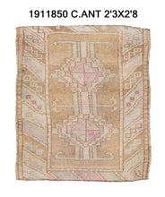 2x3 Old & Vintage Turkish Area Rug