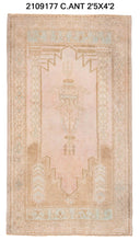 2x4 Old & Vintage Turkish Area Rug