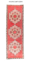 3x10 Old & Vintage Turkish Area Runner Rug