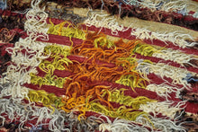 3x10 Red Vintage Turkish Runner Rug