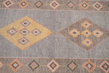 3x12 Modern Oushak Area Runner Rug