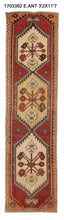 3x12 Old & Vintage Turkish Area Runner Rug