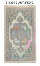 3x4 Old & Vintage Turkish Area Rug