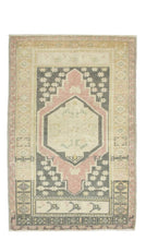 3x4 Old & Vintage Turkish Area Rug