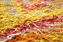 3x4 Yellow Vintage Turkish Area Rug