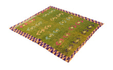 4x4 Old & Vintage Turkish Area Rug