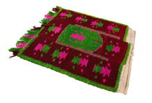 4x4 Old & Vintage Turkish Area Rug