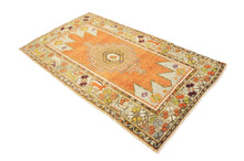 4x6 Red Vintage Turkish Area Rug