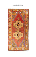 4x8 Old & Vintage Turkish Area Runner Rug