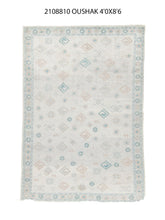4x9 Modern Oushak Area Rug